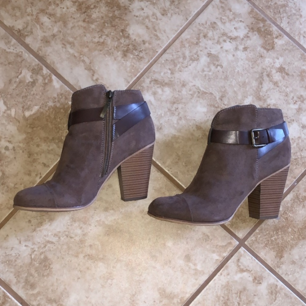 Suede Booties